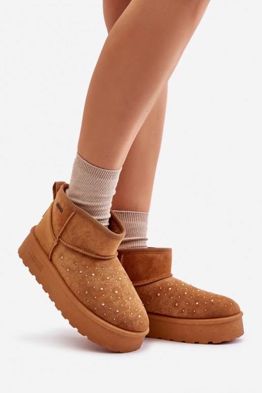 Stivali da neve Con decorazione con una piattaforma Big Star OO274A104 colore marrone Stivali da neve Con decorazione con una piattaforma Big Star OO274A104 colore marrone