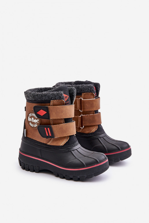 Stivali da neve Infantile con chiusure adesive Lee Cooper LCJ-24-44-2864K colore marrone Stivali da neve Infantile con chiusure adesive Lee Cooper LCJ-24-44-2864K colore marrone