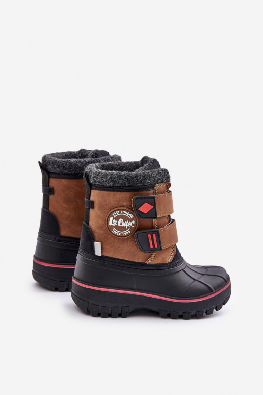 Stivali da neve Infantile con chiusure adesive Lee Cooper LCJ-24-44-2864K colore marrone Stivali da neve Infantile con chiusure adesive Lee Cooper LCJ-24-44-2864K colore marrone