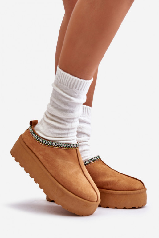 Pantofole con plateau da donna in... Pantofole con plateau da donna in...