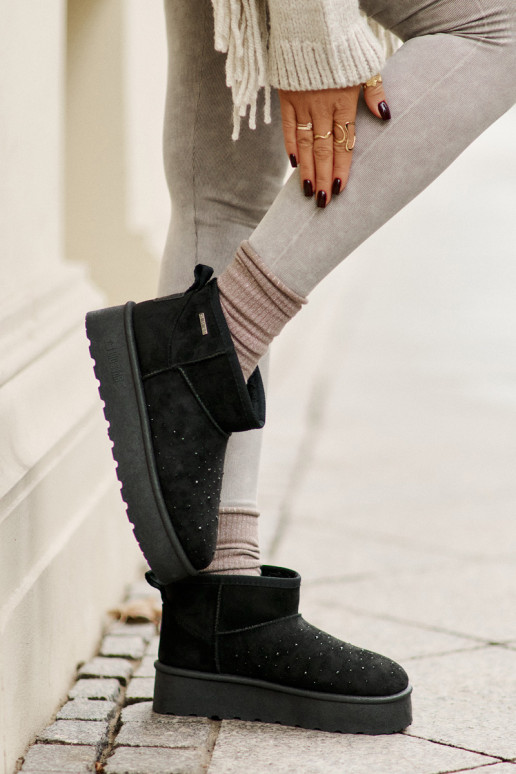 Stivali da neve Con decorazione con una piattaforma Big Star OO274A105 colore nero Stivali da neve Con decorazione con una piattaforma Big Star OO274A105 colore nero