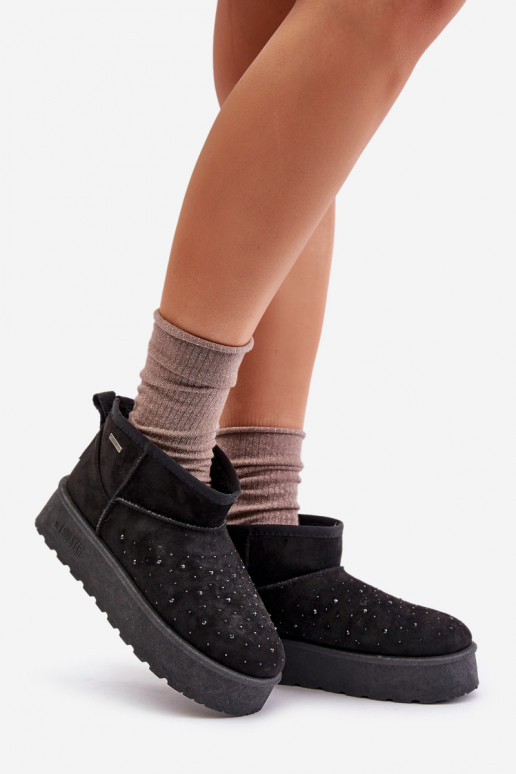 Stivali da neve Con decorazione con una piattaforma Big Star OO274A105 colore nero Stivali da neve Con decorazione con una piattaforma Big Star OO274A105 colore nero