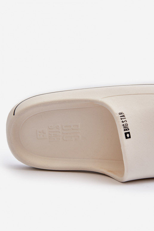  Pantofole da donna Big Star NN274A043 Colore bianco