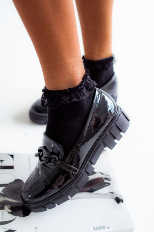 Calzini Femminile BaAełniane con pizzo colore nero Calzini Femminile BaAełniane con pizzo colore nero