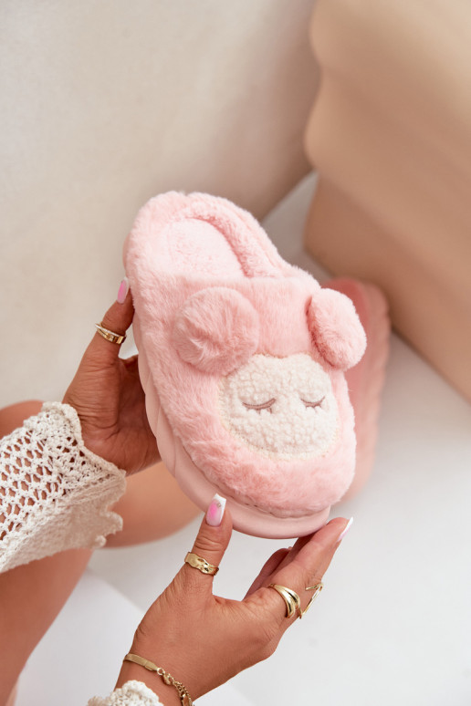 Caldo con una pelliccia Pantofole Femminile colore rosa Jozelinetta Caldo con una pelliccia Pantofole Femminile colore rosa Jozelinetta