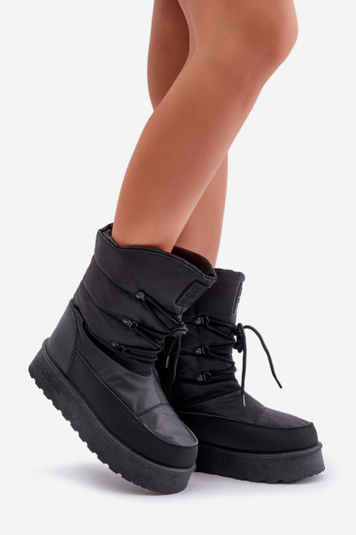 Stivali da neve con una piattaforma Al Castello Big Star OO274884 colore nero