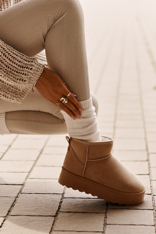 doposci da donna con plateau per scaldare con pelliccia interna colore beige Xamella doposci da donna con plateau per scaldare con pelliccia interna colore beige Xamella