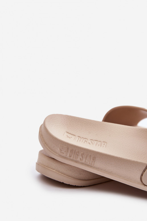 Pantofole da donna Big Star OO274035 beige