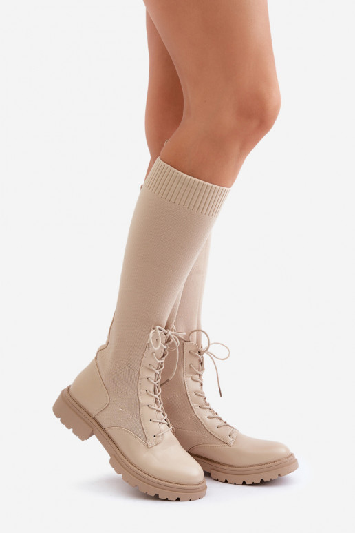 Un modello convincente stivali Ze SkarpetkoAą CholeAką beige Iranel Un modello convincente stivali Ze SkarpetkoAą CholeAką beige Iranel