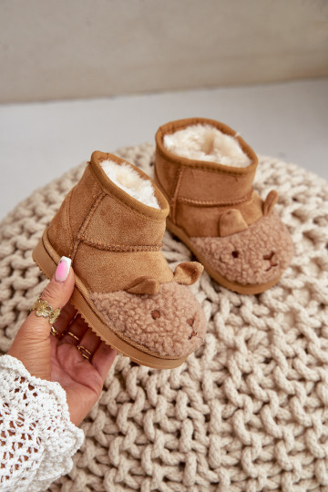 Caldi doposci per bambini Lamy colore marrone Esandira