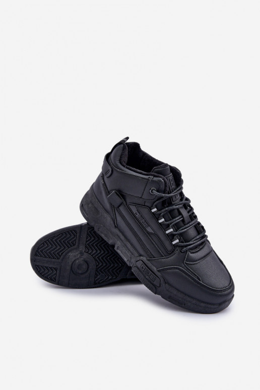Scarpe modello sneakers per uomo riscaldamento Big Star OO174587 HI-POLLY SYSTEM colore nero Scarpe modello sneakers per uomo riscaldamento Big Star OO174587 HI-POLLY SYSTEM colore nero