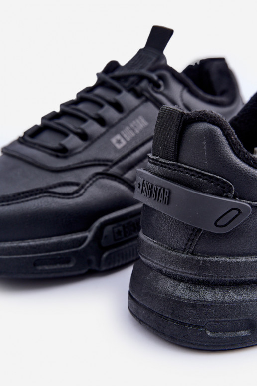 riscaldamento per uomo Scarpe modello sneakers Big Star OO174584 HI-POLY SYSTEM colore nero