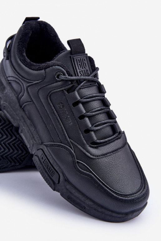 riscaldamento per uomo Scarpe modello sneakers Big Star OO174584 HI-POLY SYSTEM colore nero