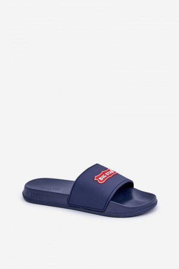 Pantofole per uomo Z Logo Big Star OO174029 blu scuro