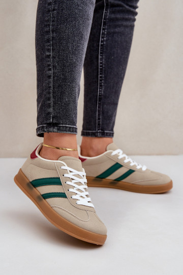 Scarpe modello sneakers Basso per le donne beige EnnorAen 2