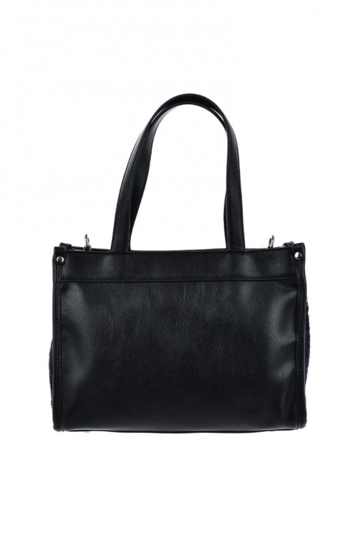 Borsa da viaggio con pelliccia Big Star OO574067 nera