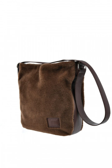 Borsa in pelliccia Big Star OO574035 marrone 2