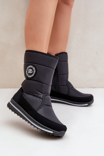 Stivali da neve da donna Progress PROGJ-21-09 in nero 2