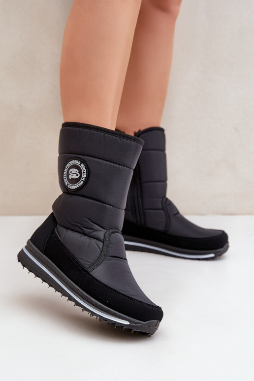 Stivali da neve da donna Progress PROGJ-21-09 in nero Stivali da neve da donna Progress PROGJ-21-09 in nero