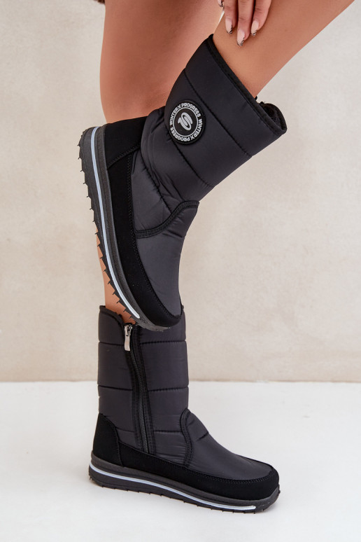 Stivali da neve da donna Progress PROGJ-21-09 in nero Stivali da neve da donna Progress PROGJ-21-09 in nero