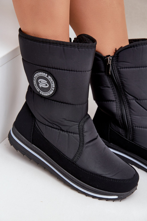Stivali da neve da donna Progress PROGJ-21-09 in nero Stivali da neve da donna Progress PROGJ-21-09 in nero