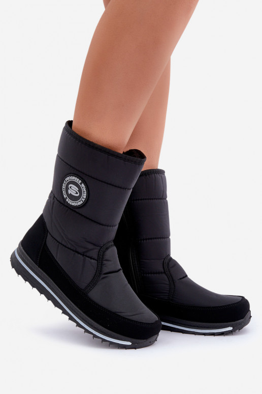 Stivali da neve da donna Progress PROGJ-21-09 in nero Stivali da neve da donna Progress PROGJ-21-09 in nero
