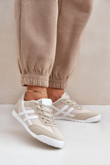 Basso Scarpe da ginnastica Scarpe per il tempo libero beige Eezore 2