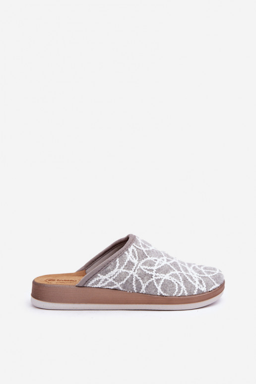 Ciabatte da donna Inblu CT000028 grigie con glitter