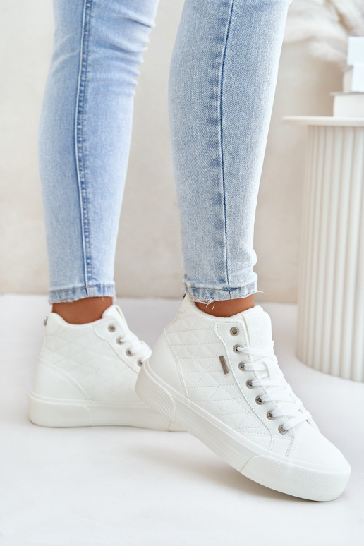 Scarpe da ginnastica imbottite Big Star bianche