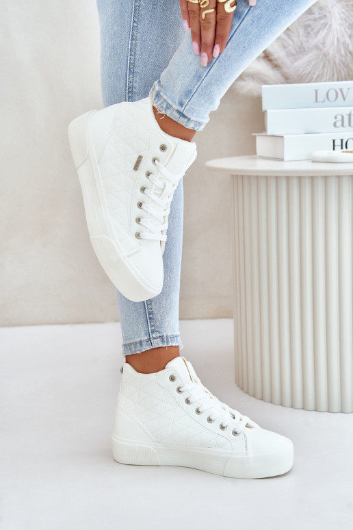 Scarpe da ginnastica imbottite Big Star bianche