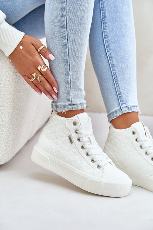 Scarpe da ginnastica imbottite Big Star bianche