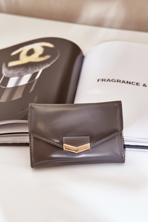 laccato Portafoglio da donna grigio scuro Rahner laccato Portafoglio da donna grigio scuro Rahner