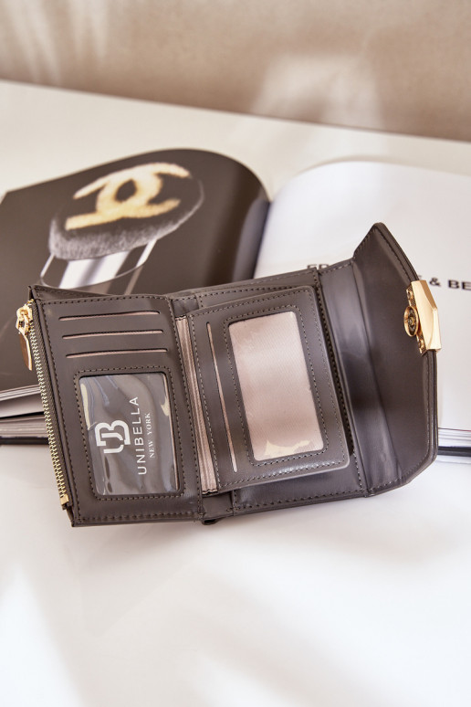 laccato Portafoglio da donna grigio scuro Rahner laccato Portafoglio da donna grigio scuro Rahner