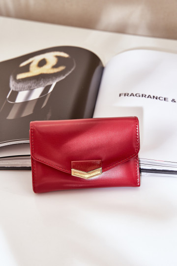 laccato Portafoglio da donna colore rosso Rahner