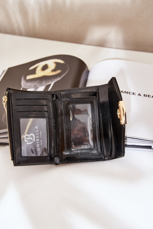 laccato Portafoglio da donna colore nero Rahner laccato Portafoglio da donna colore nero Rahner