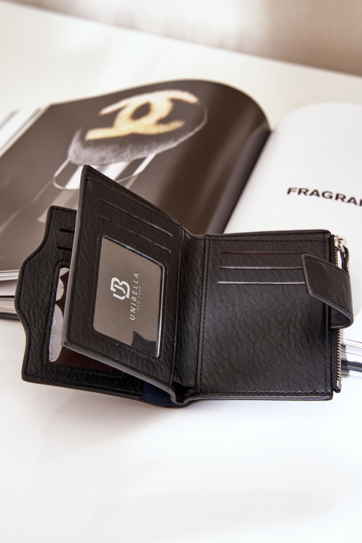 Portafoglio da donna Eko Pelle colore nero Jezorea Portafoglio da donna Eko Pelle colore nero Jezorea