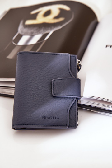 Portafoglio da donna Eko Pelle blu scuro Jezorea