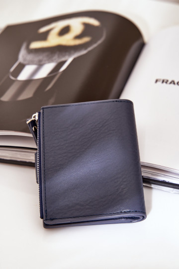 Portafoglio da donna Eko Pelle blu scuro Jezorea 2