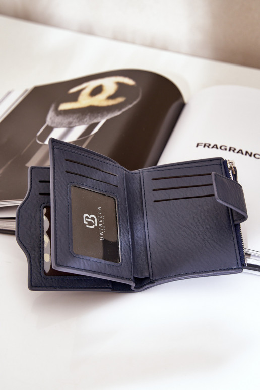 Portafoglio da donna Eko Pelle blu scuro Jezorea Portafoglio da donna Eko Pelle blu scuro Jezorea