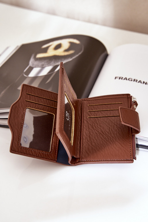 Portafoglio da donna Eko Pelle colore marrone Jezorea Portafoglio da donna Eko Pelle colore marrone Jezorea