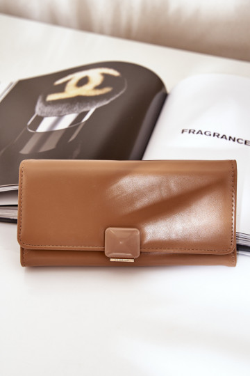 Eko Pelle Gładki Portafoglio da donna Buiobeige Erolia