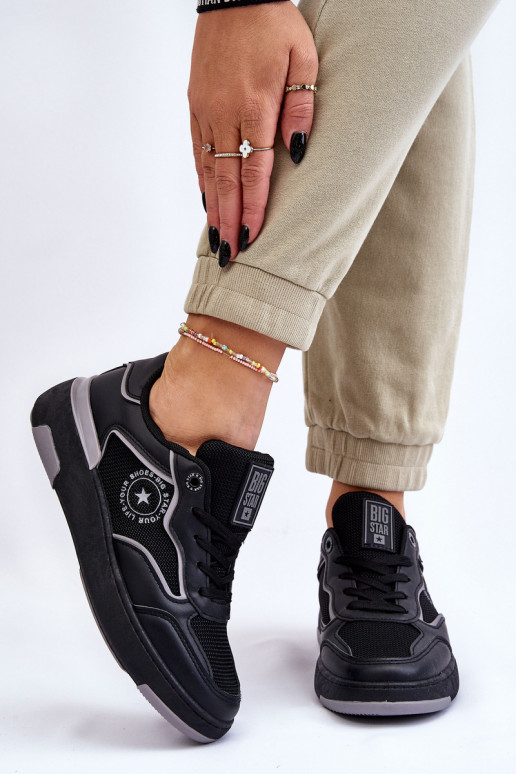 Scarpe sportive da donna Big Star LL274443 nere e grigie