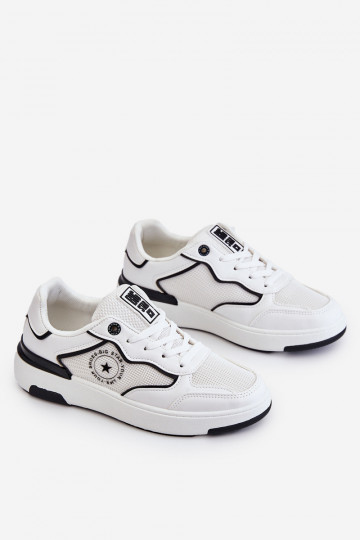 Scarpe sportive da donna Big Star LL274440 bianche e nere 2