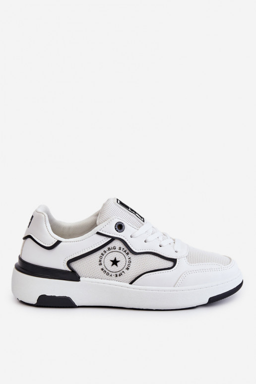 Femminile Stile sportivo scarpe Big Star LL274440 Bianco-colore nero