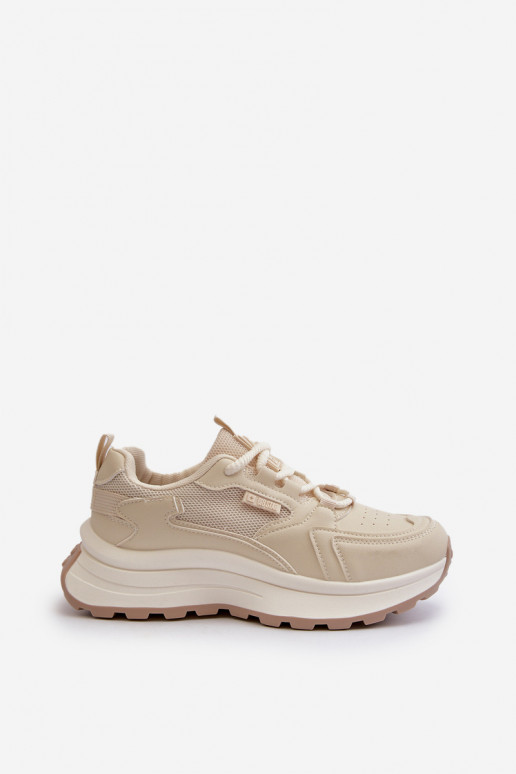 Sneakers da donna HI-POLY SYSTEM Big Star NN274A105 color sabbia