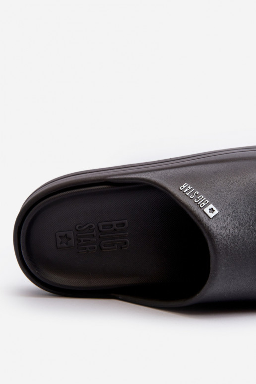 Pantofole da donna con una piattaforma Big Star NN274A037 colore nero