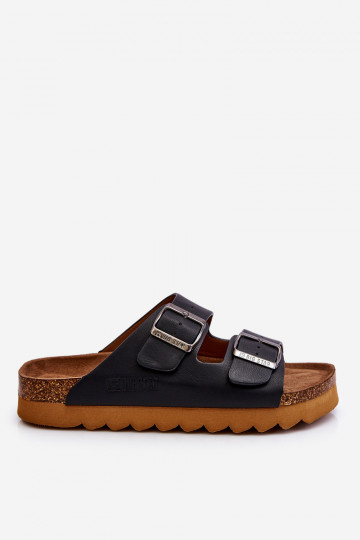 Elegantello classico Femminile Pantofole Big Star LL274477 colore nero