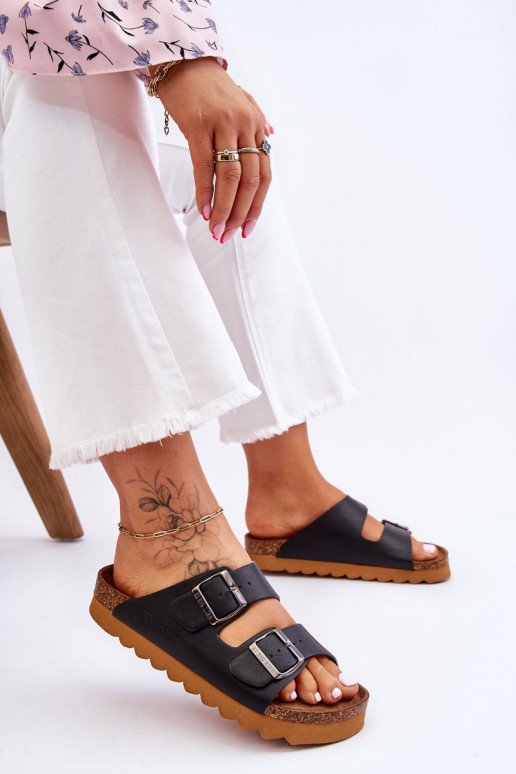 Ciabatte da donna modello classico Big Star LL274477 nere