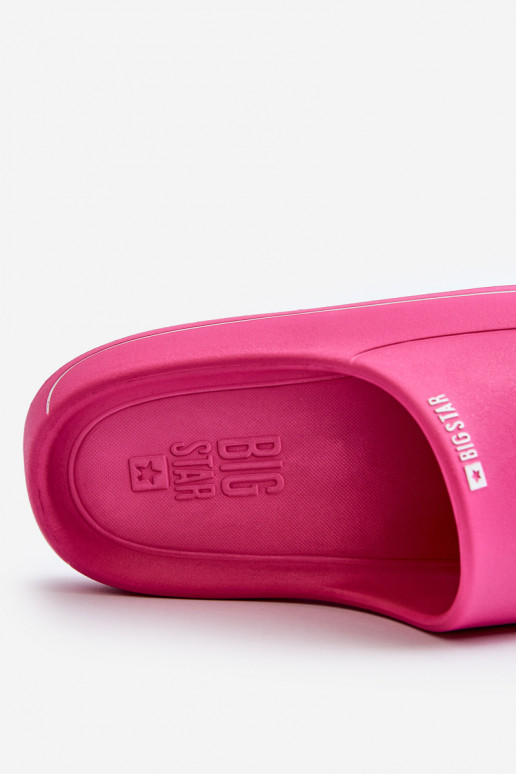 Ciabatte da donna Big Star NN274A041 rosa