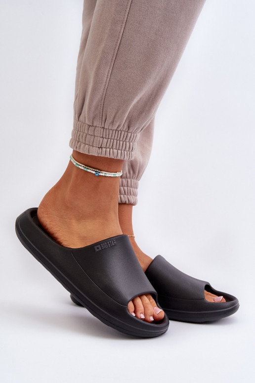  Pantofole da donna Big Star NN274A042 colore nero